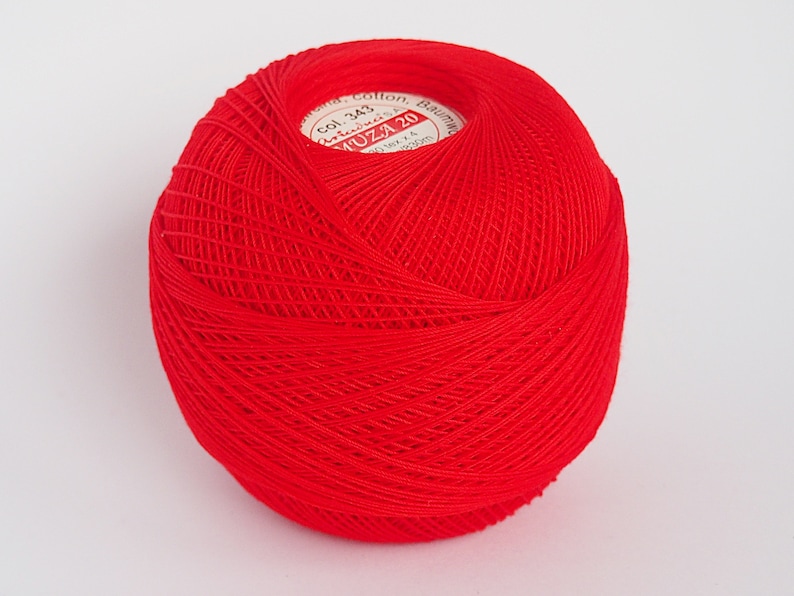 Fine Crochet Thread Size 20 100 Cotton Yarn 908yd / 830m Etsy