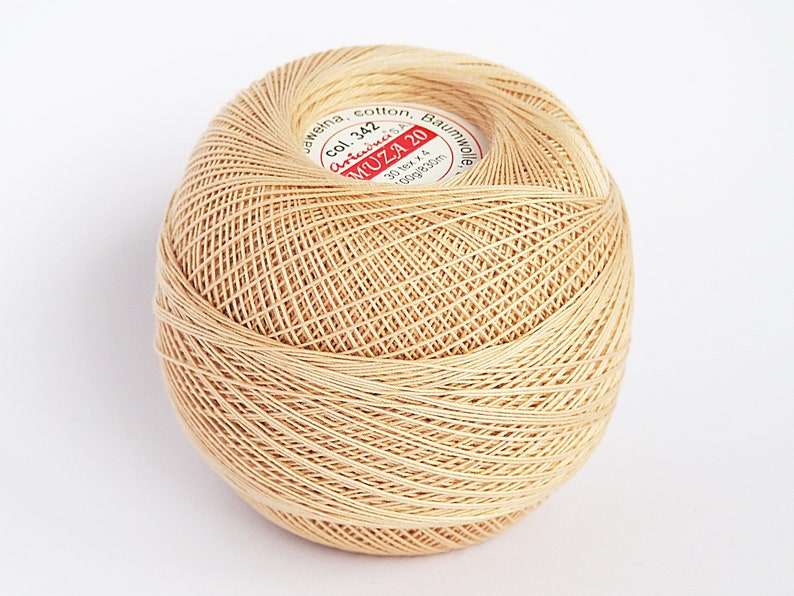 Fine Crochet Thread Size 20 100 Cotton Yarn 908yd / 830m Etsy