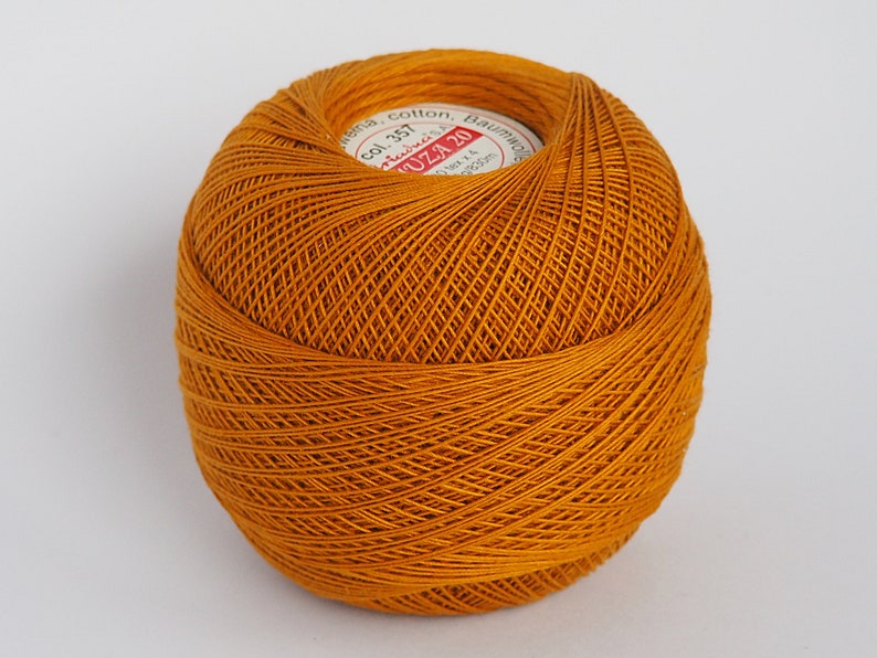 Fine Crochet Thread Size 20 100 Cotton Yarn 908yd / 830m Etsy
