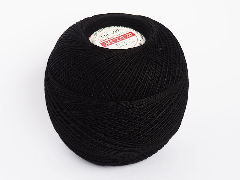 Fine Crochet Thread Size 20 100 Cotton Yarn 908yd / 830m Etsy