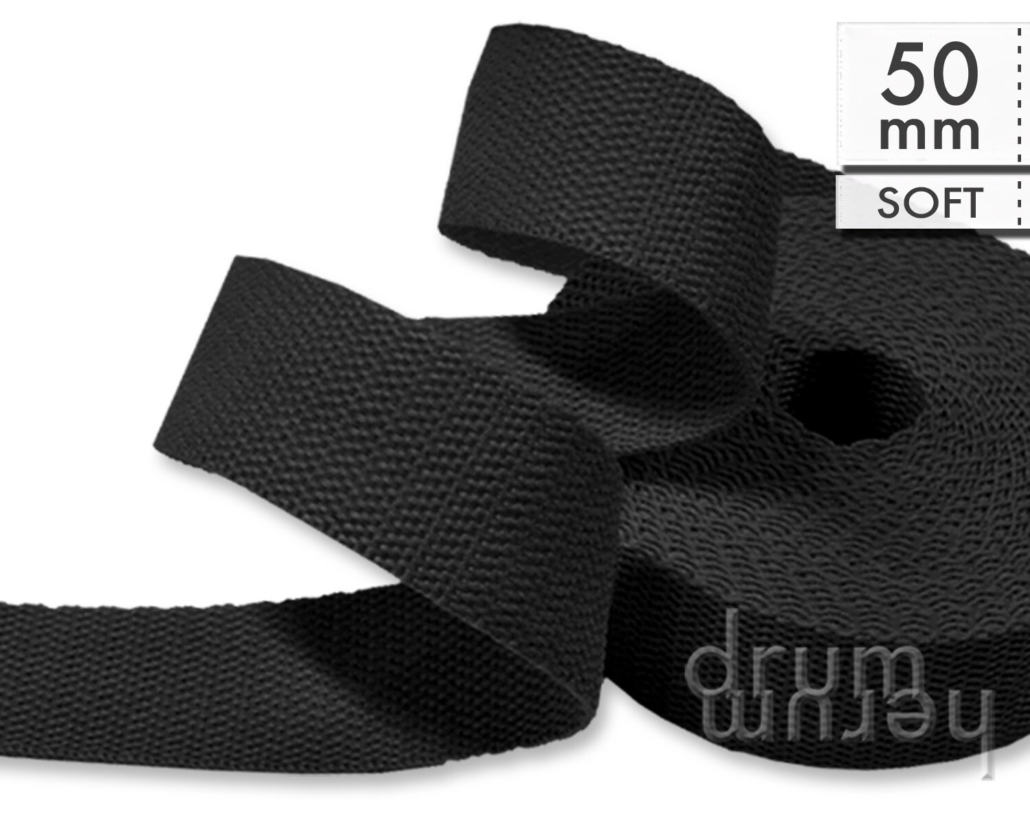 Gurtband 50mm anthrazit – Händisch-Design