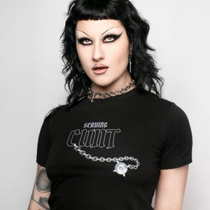 Organic Cotton Baby Tee - Serving C*nt