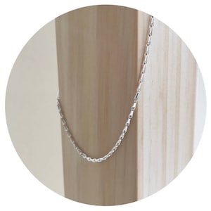 Barleycorn Chain / Barley Corn Necklace / Hay Seed / SOLID GOLD / Sterling Silver / Minimalist / MINIMA Jewellery