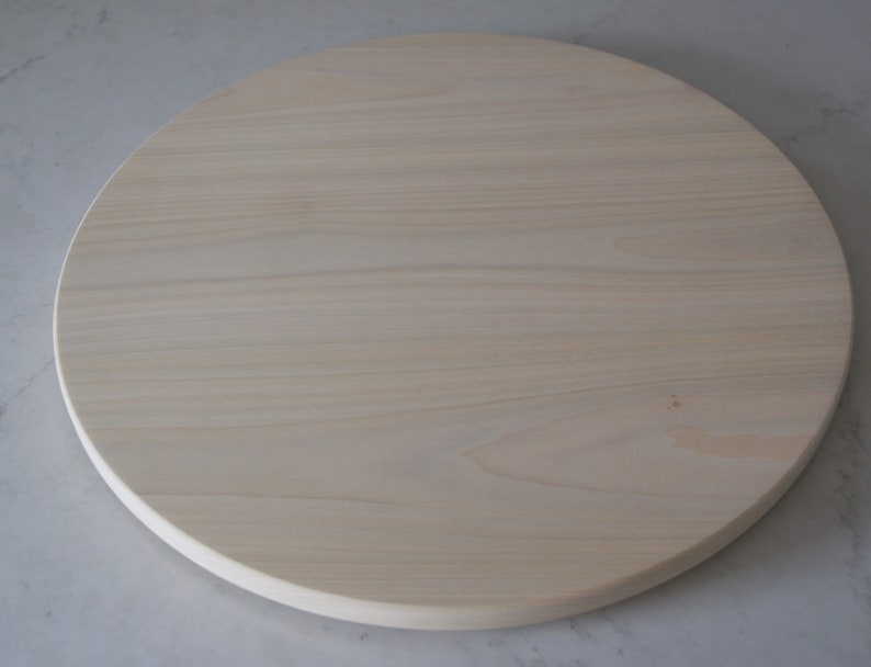 22 Inch Unfinished Lazy Susan Ready For You To Paint Or Stain Etsy