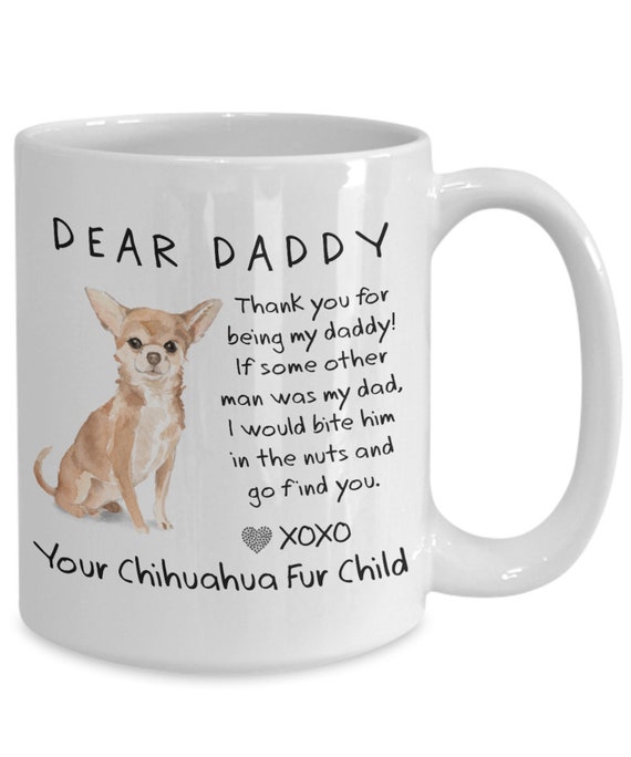 dear daddy dog mug