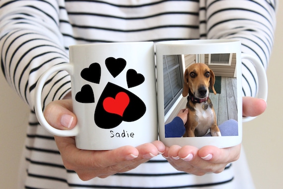 Personalized Dog Mug DOG DAD Dog Mom Personalized Dog Photo Mug