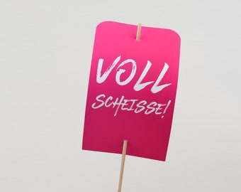 Drapeau « Caca ! » – Imprimable et téléchargeable instantanément