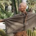 Luna Kimono - Tribal Stripe Choc/Beige
