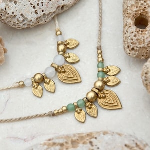 Dainty boho hippy necklace | Golden charm necklace | Custom charm necklace | Hippy charm necklace | Minimal gold boho necklac | Gift for her