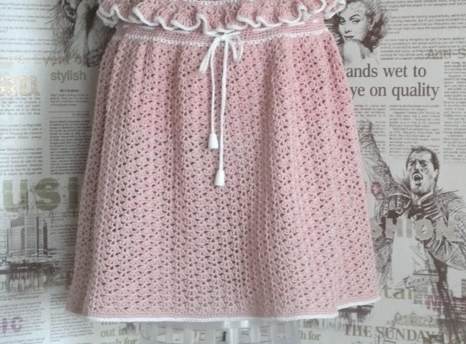 Crochet dress for little girls crochet baby dress little Etsy