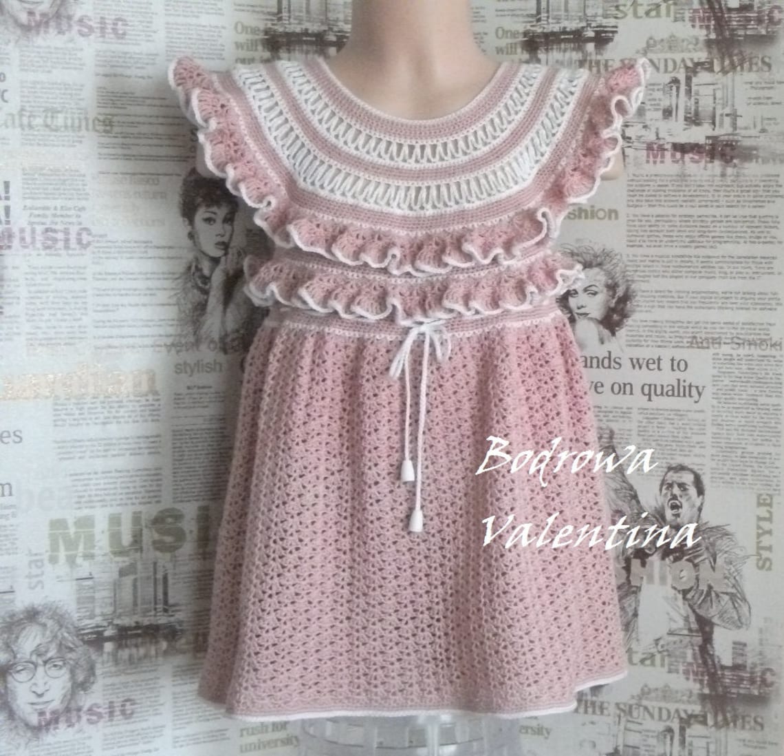 Crochet dress for little girls crochet baby dress little Etsy