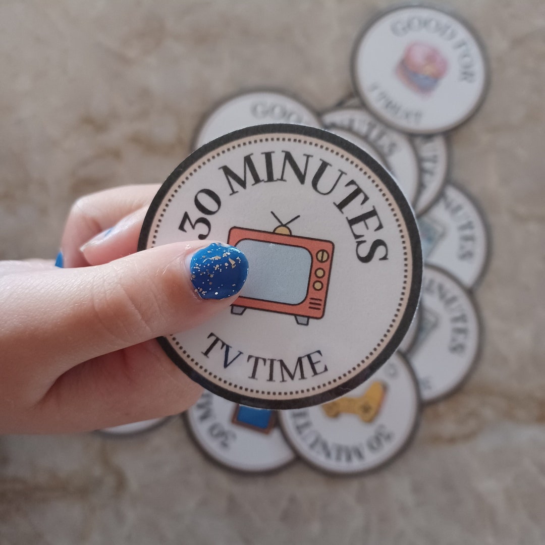 TV Tokens 30 Minute Reward System for Kids Chores PDF Download ...