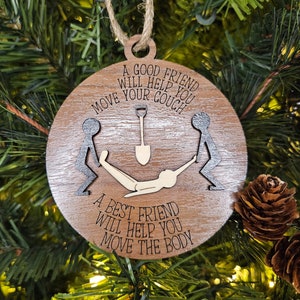 Wooden Funny Ornament for Friends