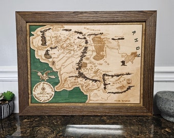 Map Of Middle Earth Hand Drawn And Aged Etsy Il 340x270.5451047604 So11 