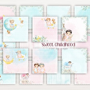 Carte digitali con fiori bordeaux, collezione di creazioni artigianali per matrimoni autunnali per inviti fatti a mano, diario spazzatura floreale e set di carte romantiche