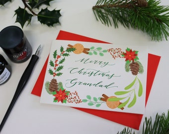 Bespoke Calligraphy Christmas Cards