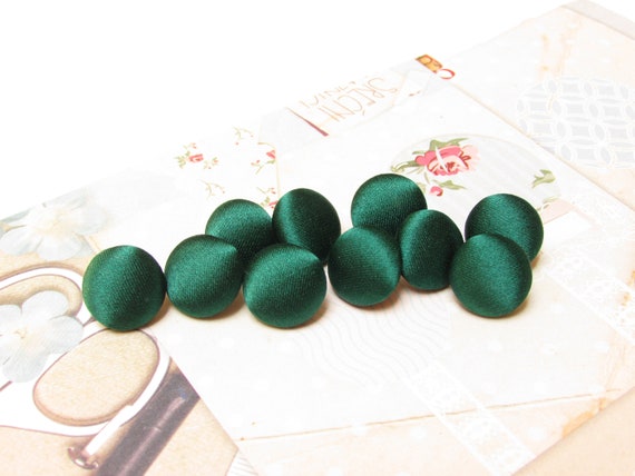 fabric sewing buttons mint green wedding bride bridal Dress sew buttons green satin Wedding mint green satin buttons