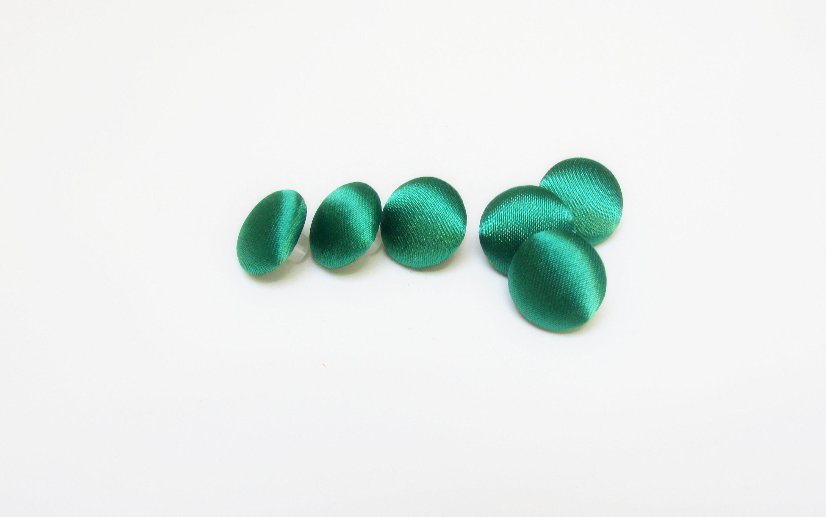 fabric sewing buttons mint green wedding bride bridal Dress sew buttons green satin Wedding mint green satin buttons