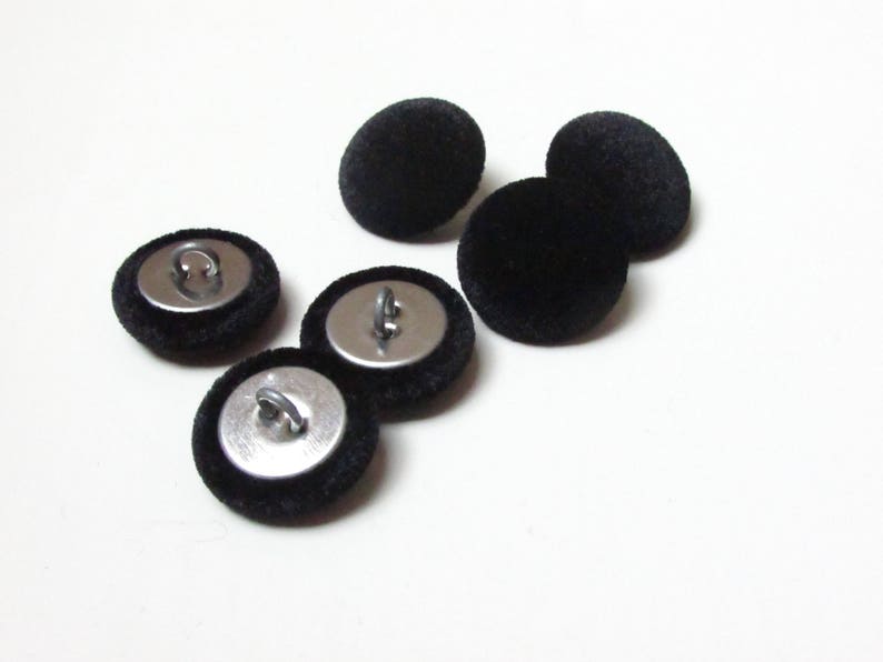 Black Velvet Buttons Mens Suit Jacket and Sleeve Buttons Set Etsy