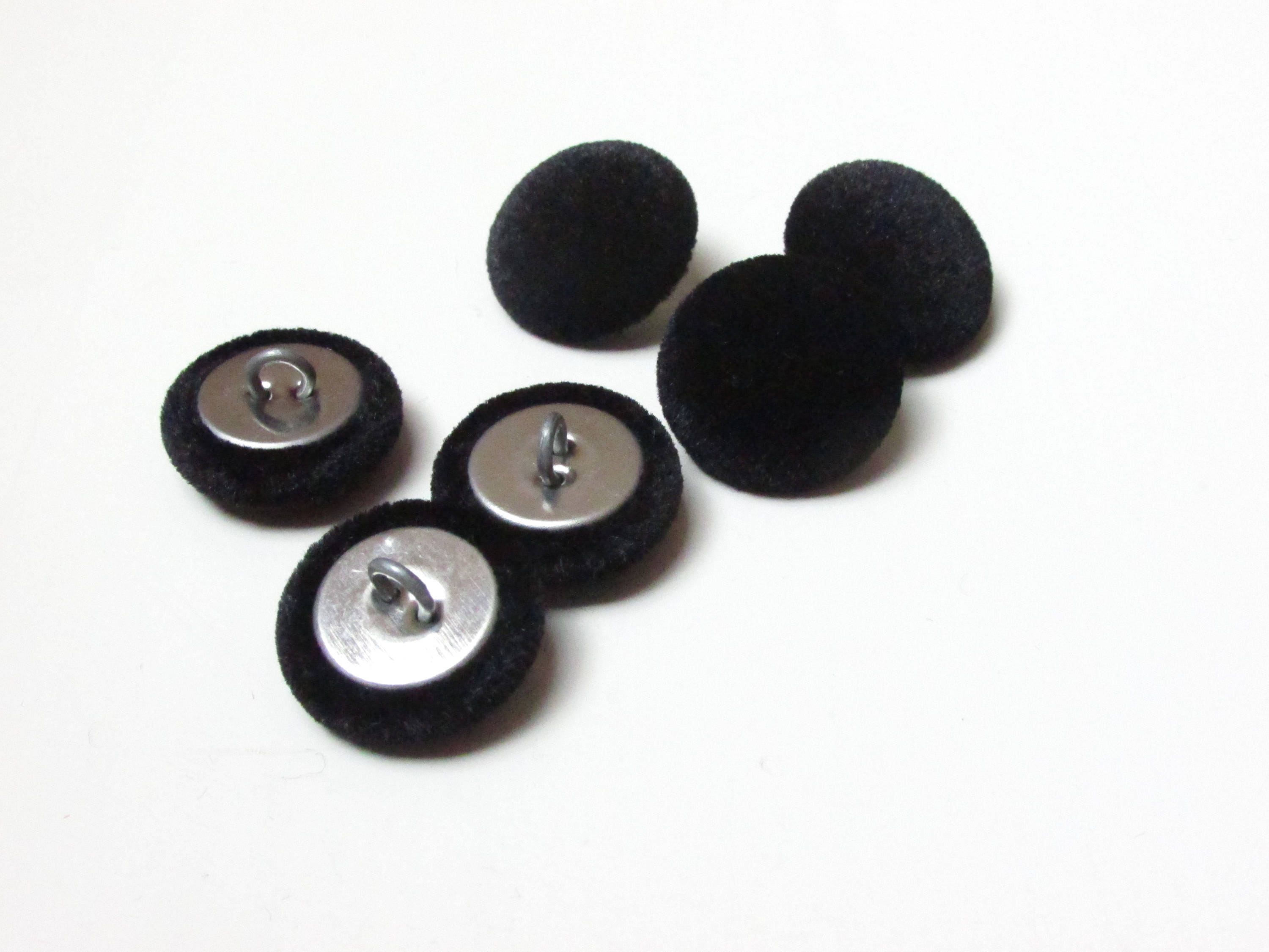 Black Velvet Buttons Mens Suit Jacket and Sleeve Buttons Set Etsy