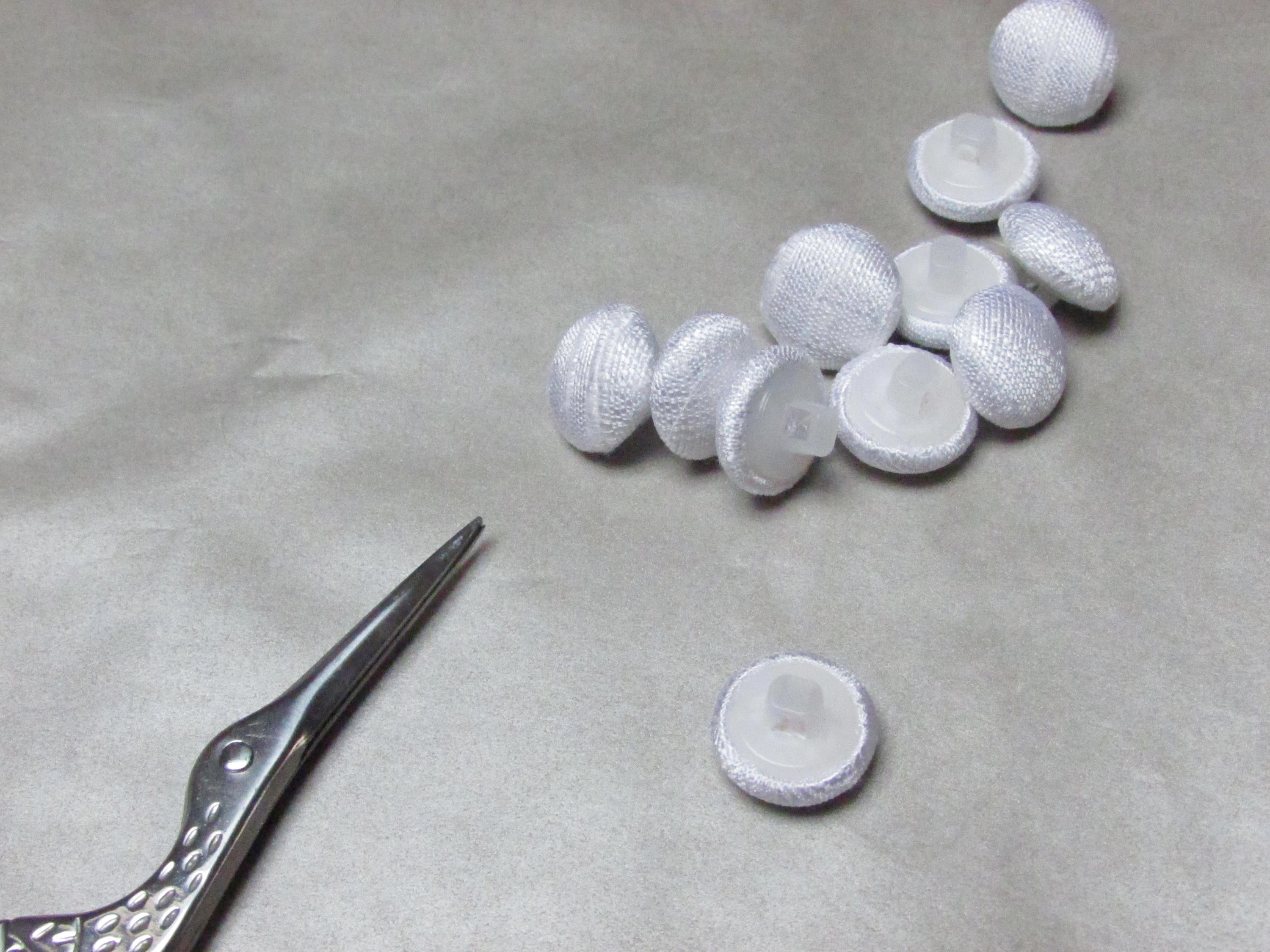 White Wedding Dress Buttons Raw Silk Dupion Bridal Buttons Etsy