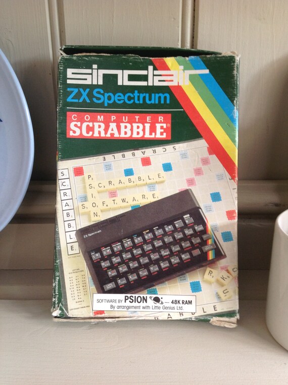 Vintage Sinclair Zx Spectrum Computer Scrabble Etsy