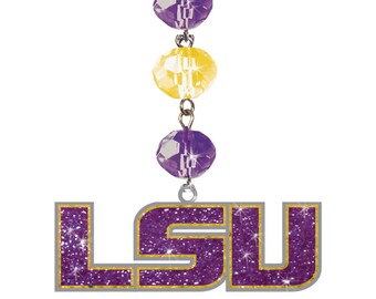 /" LOUISIANAN STATE UNIVERSITY TIGERS /" LIFETILES PENDENT CHARM JEWELRY TILE LSU