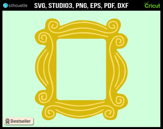 254 Friends Picture Frame Svg SVG PNG EPS DXF File
