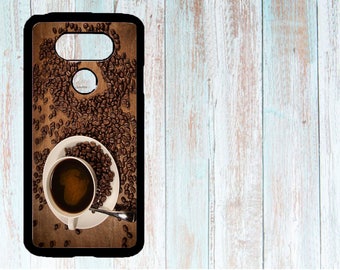 Cover for LG phone, Personalized phone cover, Custom LG phone cover, Case for LG G3/G4/G5/G6, Cup of coffee, for coffee lovers, food art