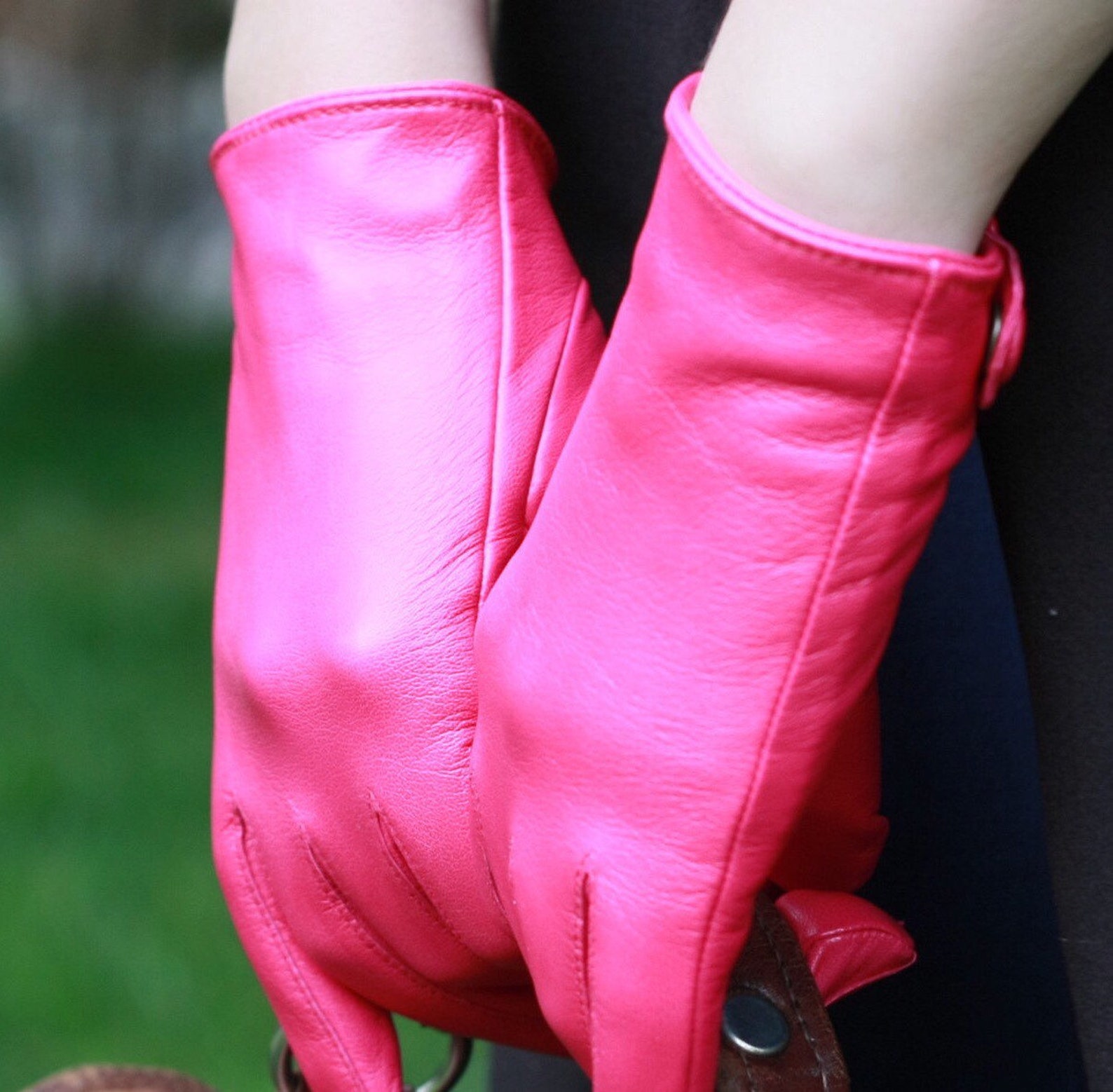 Leather Gloves Men's Leather Gloveswomens Glovesevening Etsy