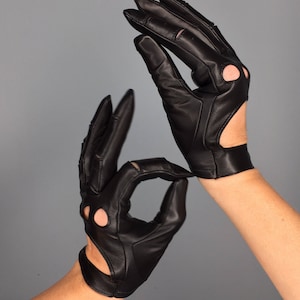 Leather gloves for women's, fit leather gloves, gloves USA, luxury gloves, black gloves, vintage gloves, driving leather gloves, gift