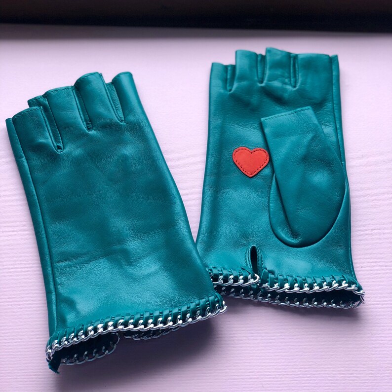 Women's Short Unlined Italian Leather Gloves Leather Etsy