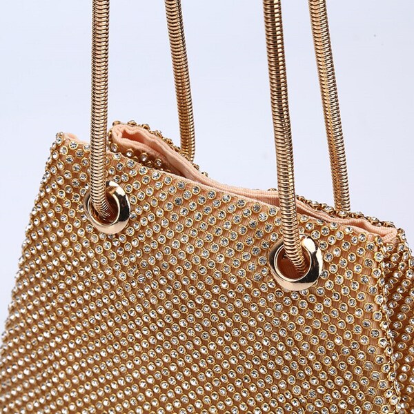 Rhinestone Handbag - Etsy