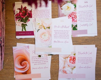 Doxology Scripture Cards / Doxology Bible Verses Cards / Praise Scripture Cards / Gifts for Christian Women / Scripture Card Set
