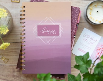 Sermon Notebook | Church notes Journal | Sermon Notes Journal | Notebook for Church | Sermon Notes Notebook | Gifts for Women