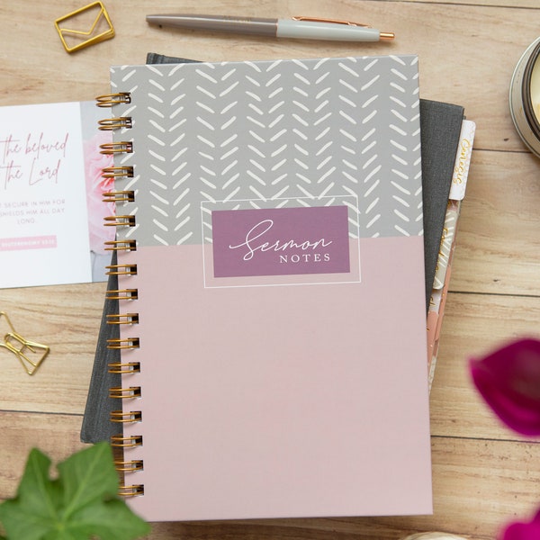 Sermon Notebook | Church notes Journal | Sermon Notes Journal | Notebook for Church | Sermon Notes Notebook | Gifts for Women