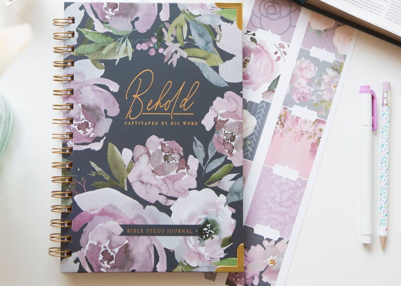 GUIDED BIBLE STUDY Journal Scripture Writing Journal Bible Etsy GUIDED BIBLE STUDY Journal Scripture Writing Journal Bible Etsy