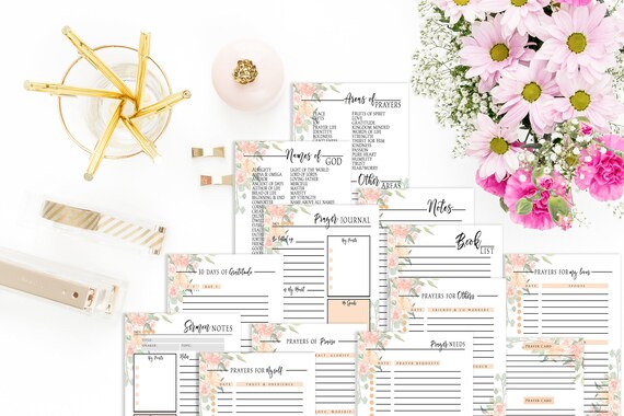 Sermon notes journal planner
