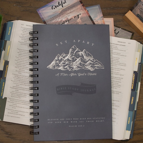 SOAP Bible Study Method for Men | Bible Study Journal for men | Men's Bible Study Journal | Bible Verse Journal | Christian Gifts for Men
