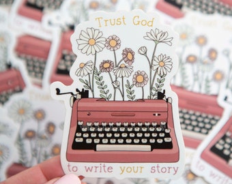 Waterproof Christian Stickers | Christian Stickers | Christian Vinyl Decal |  Bible Journal Stickers | Faith Stickers | Religious Stickers