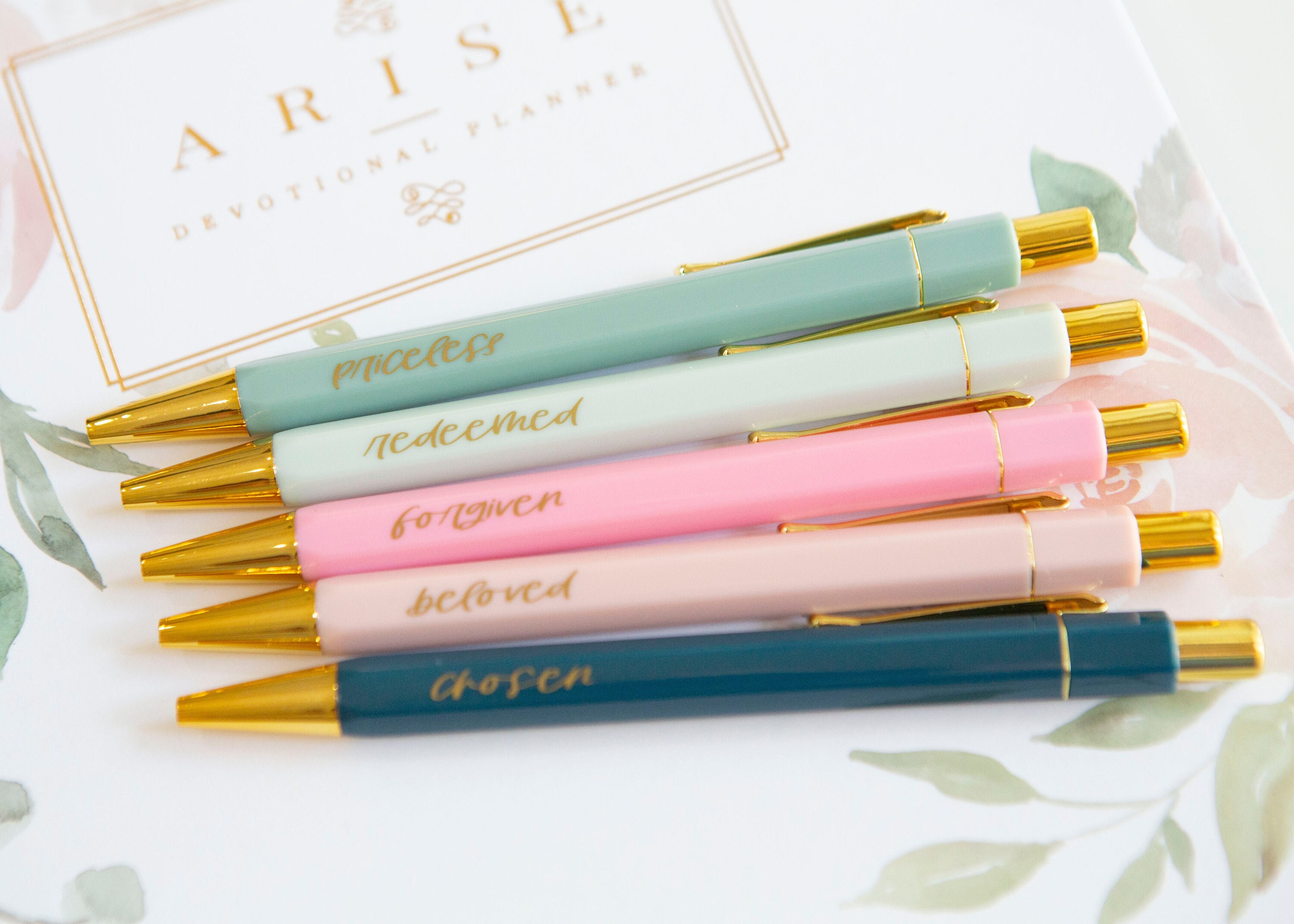 Christian Pen Set | Child of God Pen Set | Inspirational Pens | Pens for Bible Study | Identity in Christ Pens| Gifts for Christian Women
