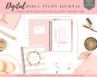 GOODNOTES BIBLE Study Journal / Digital SOAP Journal for Ipad / Notability Scripture Writing Notebook / Digital Faith Journal / Digital