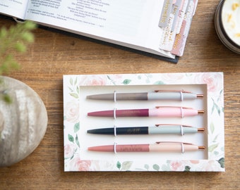 Christian Pen Set | Pens for Bible Study | It is well Pen | Christian Gifts Women | Be Still Pen Set | Inspirational Pens | Religious Gifts