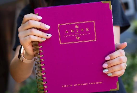 Christian Planner | Christian Goal Planner | Daily Devotional Planner | Daily Faith Planner | Bible Study Planner | Fuschia