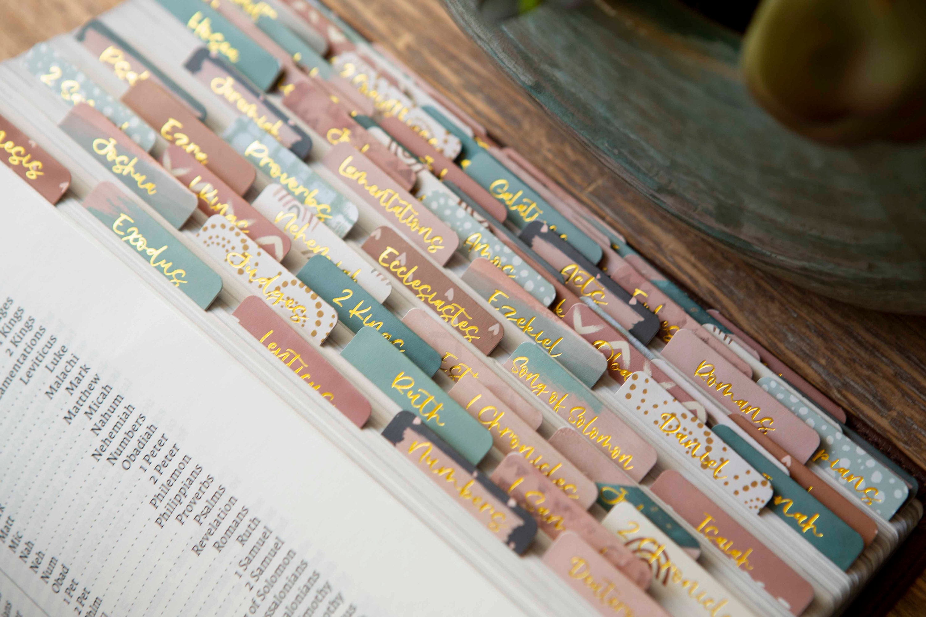 Bible Tabs Laminated Bible Tabs Tabs for the Bible - Etsy