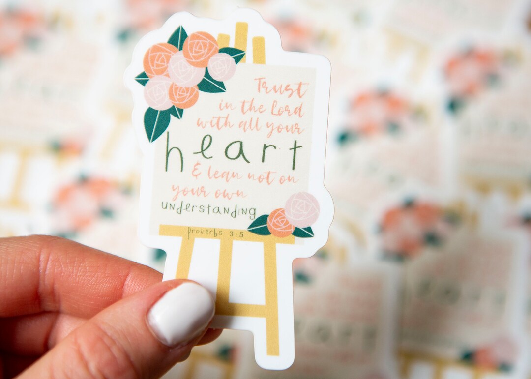 Waterproof Christian Stickers | Vinyl Christian Stickers | Trust in the ...