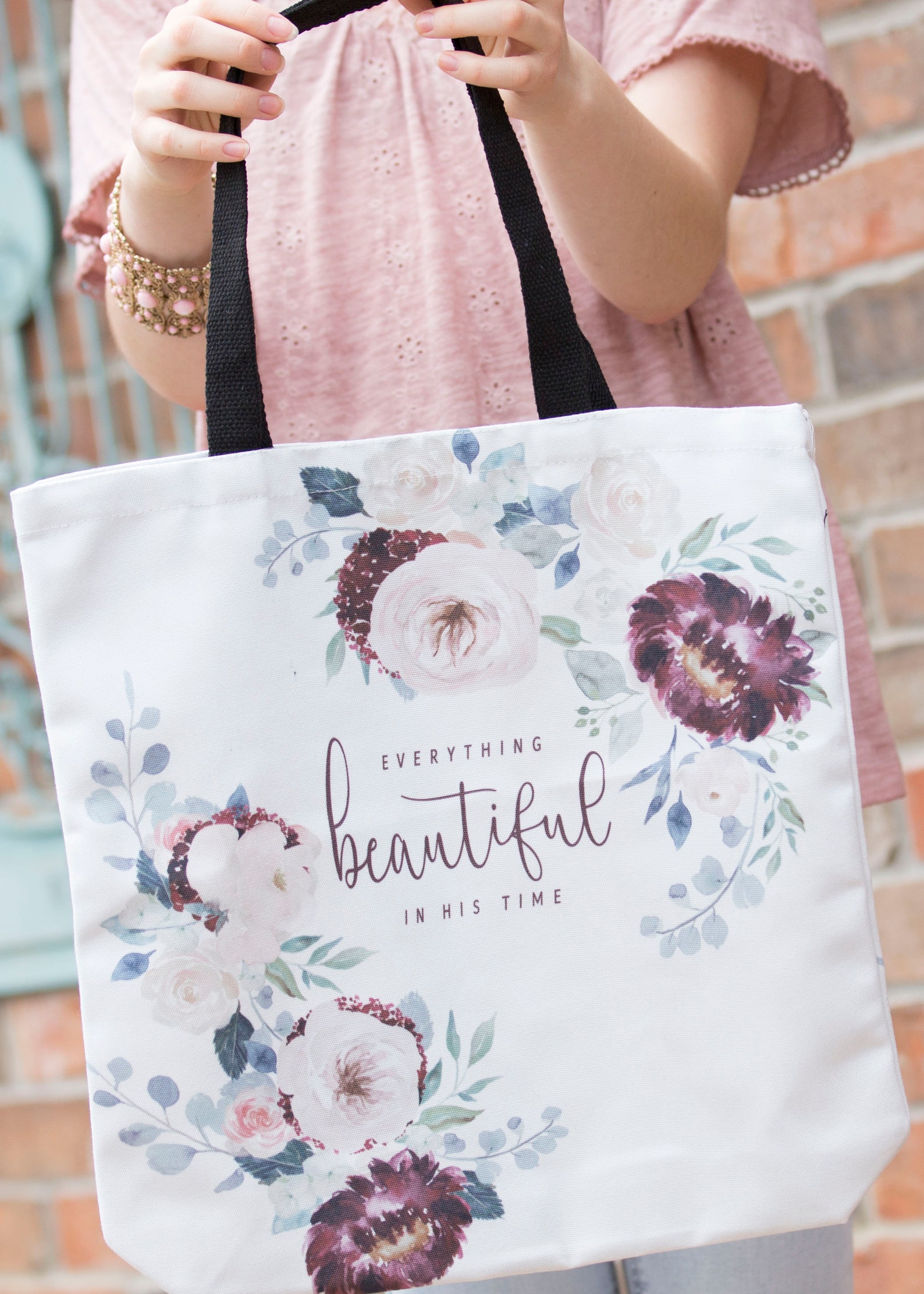 Bible Tote Bag / Church Bag / Scripture Tote Bag / Christian Etsy