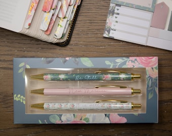 Bible Study Pens | Christian Pen Set | Bible Study Accessories | Christian Gifts for Women | Inspirational Pens | Religious Pens