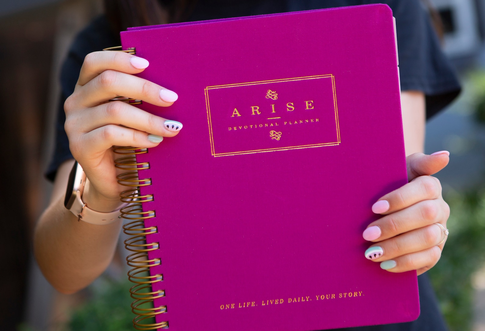 Abide Daily Devotional Planner - Purple