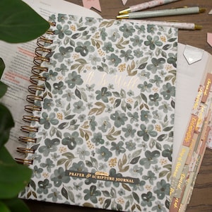 Prayer Journal | Guided Prayer Journal for women | Daily Prayer Journals | Sermon Notes | Gifts for Christian Women | It is Well Journal